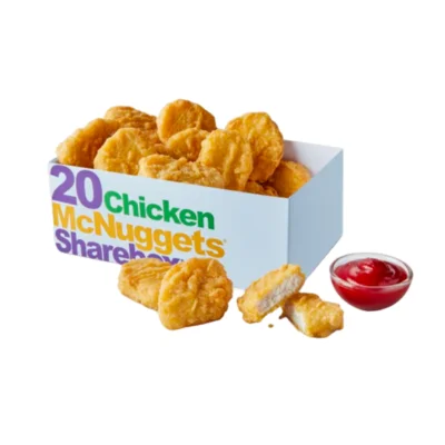 20 Chicken McNuggets Sharebox at McDonald’s menu uk	