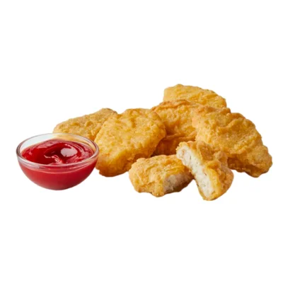 Chicken McNuggets 6 pieces Meal at McDonald’s menu uk	