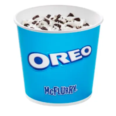 Oreo McFlurry at McDonald's Menu UK