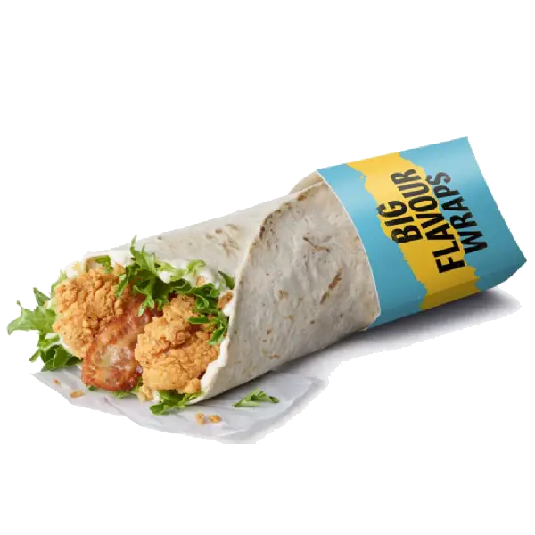 mcdonalds Caesar and bacon chicken one crispy