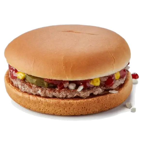 Hamburger at Mcdonald's UK
