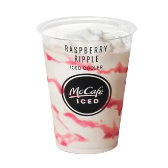 Raspberry Ripple Iced Cooler At McDonald's UK