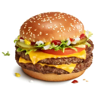 Double Quarter Pounder Deluxe At McDonald's Menu UK