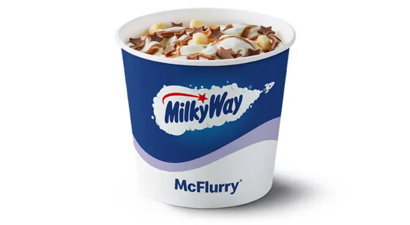 MILKY WAY McFlurry at McDonald's Menu.