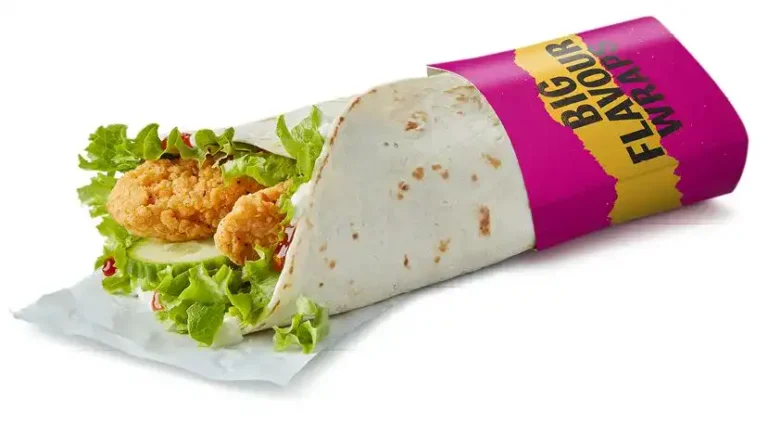 McDonald's Menu UK with Latest Updates & Prices - 2026 67 Crispy Sweet Chilli Chicken Wrap at McDonald's Menu