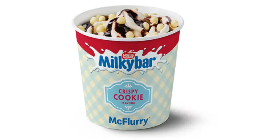 McDonald's Menu UK with Latest Updates & Prices - 2026 25 mcdonalds milkybar cookie crisp mcflurry Feb Promo product header desktop
