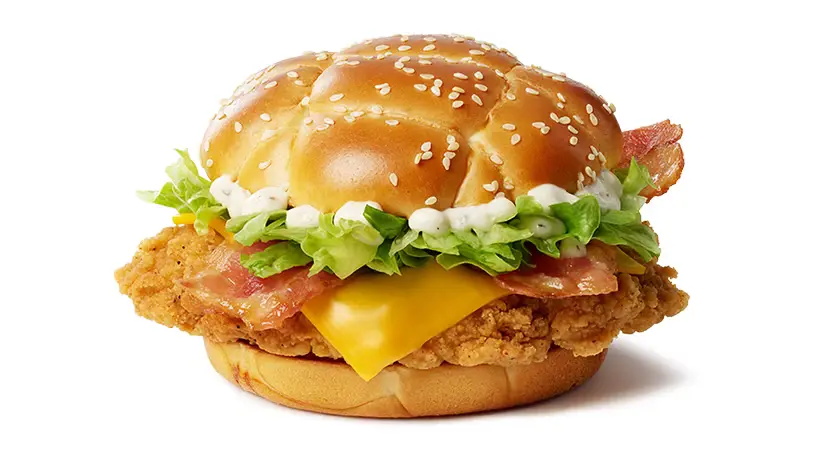 McDonald’s Cheese & Bacon McCrispy UK Price & Calorie (2026) 1 Cheese & Bacon McCrispy at McDonald's Menu.