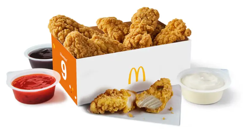 McDonald's Menu UK with Latest Updates & Prices - 2026 58 mcdonalds Chicken Selects 9 pieces Sept promo product header desktop