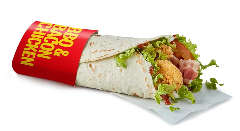 McDonald’s Crispy BBQ & Bacon Wrap UK Price & Calorie (2026) 1 Crispy BBQ & Bacon Wrap McDonald’s Menu UK