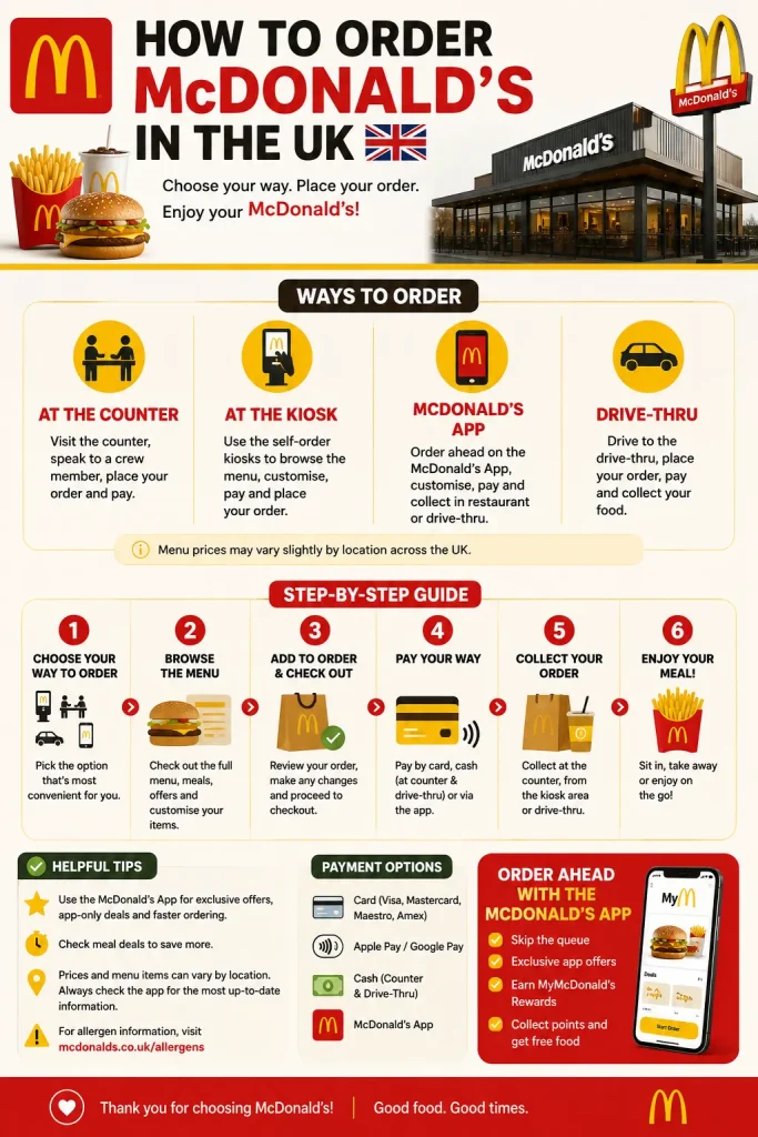 McDonald's Menu UK with Latest Updates & Prices - 2026 88 How to Order McDonald's In UK.