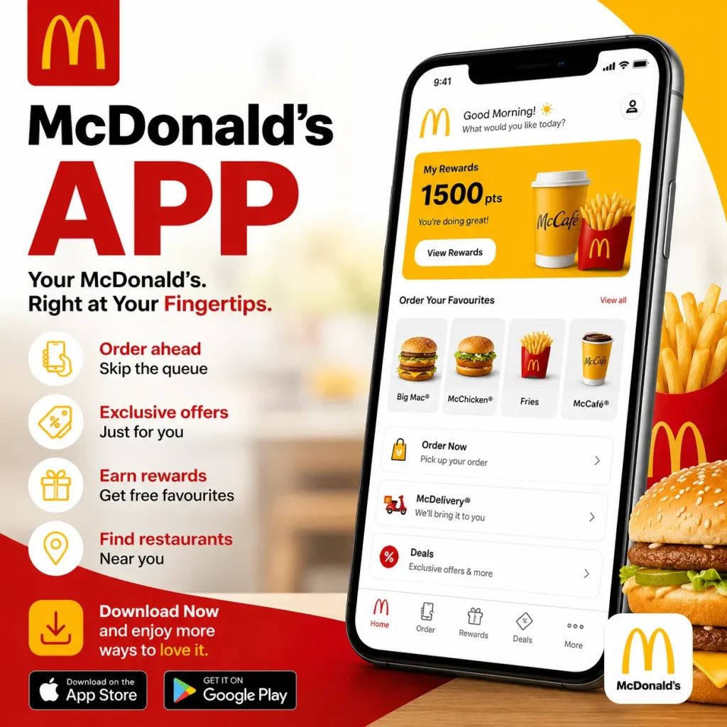 McDonald's Menu UK with Latest Updates & Prices - 2026 85 McDonald's App