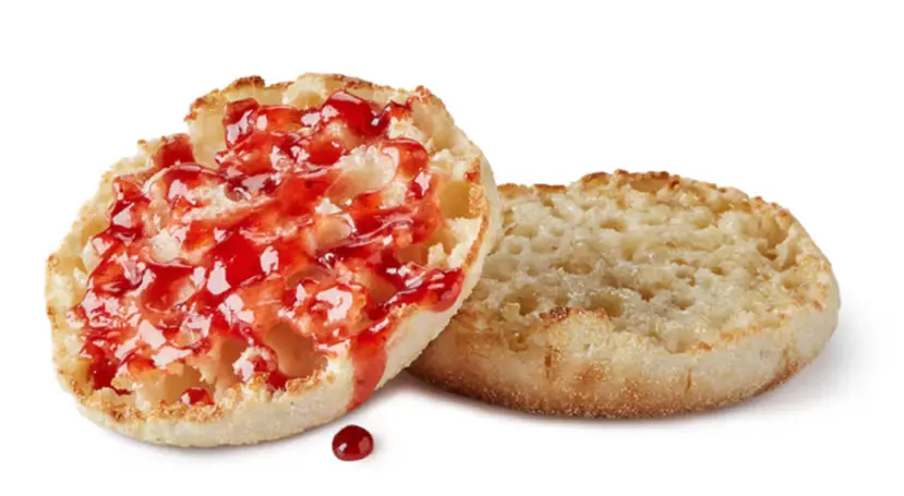 McDonald's Breakfast Menu UK 2025 - Prices, Calories 6 mcdonalds Muffin With Jam product header desktop